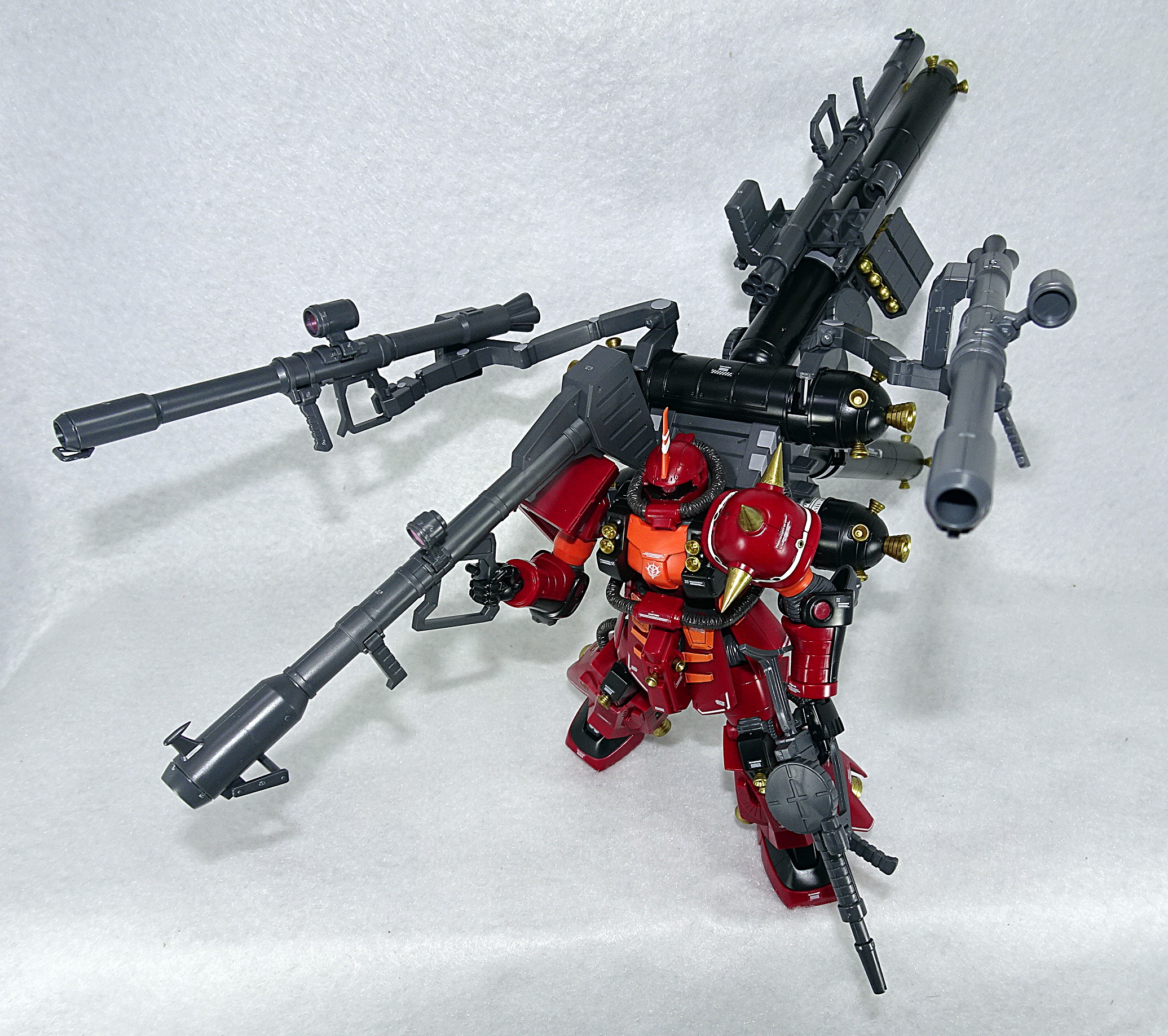 HG MS-06R ザクII (サイコ・ザク)組み立て済み HG MS-06R ザクII (サイコ・ザク)組み立て済み HG MS-06R サイコ